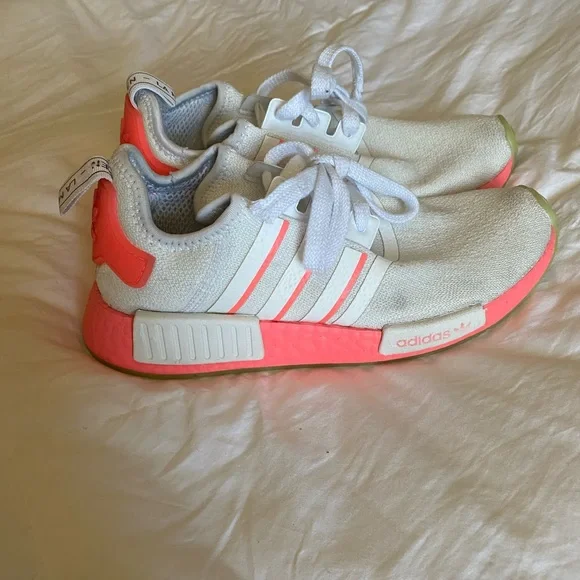 adidas | Shoes | Adidas Nmd White Hot Pink | Poshmark